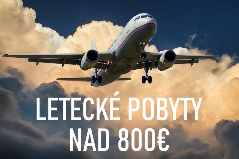 Letecké pobyty nad 800€